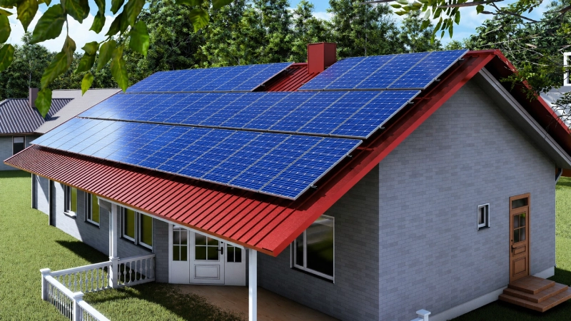 Pitched Metal Roof