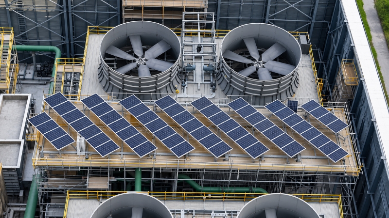 Emirates Central Cooling solar project